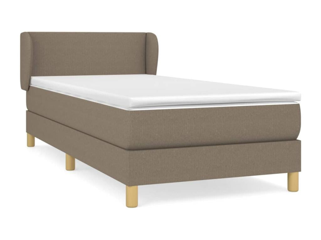 Sunmeub 80x200 cm upholstered bed base with mattress, fabric, 97476UXTG