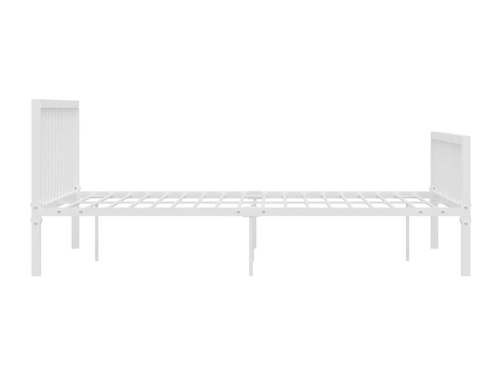 White Metal Bed Frame 180x200 cm 76262IAUE