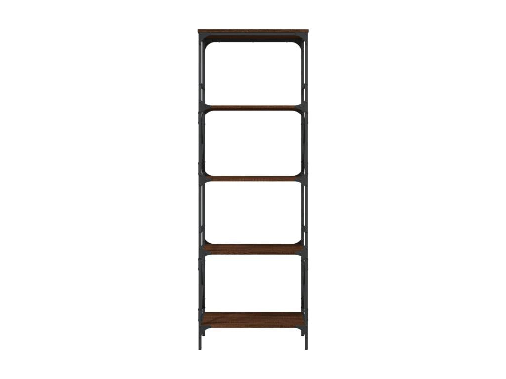 5-tier bookcase, brown oak, 59x35x171 cm, 11351XMUU