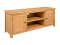 TV stand 110x35x44 cm Solid oak wood 69206UGRA