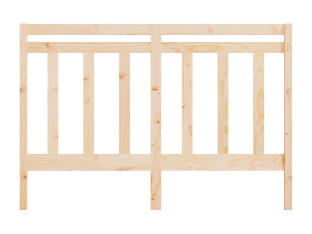 Headboard 141x4x100 Solid pine wood 3 34924VFOW
