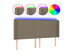 Sunmeub LED Headboard 163x16x118/128 cm Fabric 87563NZTM