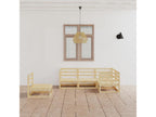 5-piece garden furniture set, solid pine wood, 49957PGSI