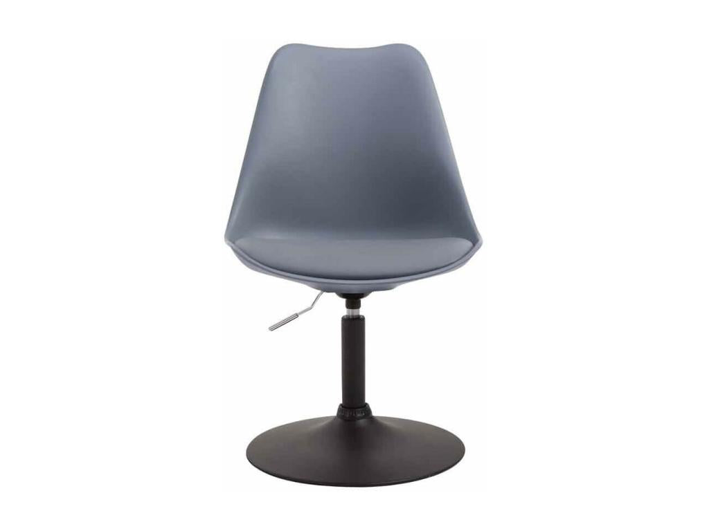 Dining chair - Plastic/Metal - Grey - Sunmeub 27454IMIS
