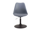 Dining chair - Plastic/Metal - Grey - Sunmeub 27454IMIS