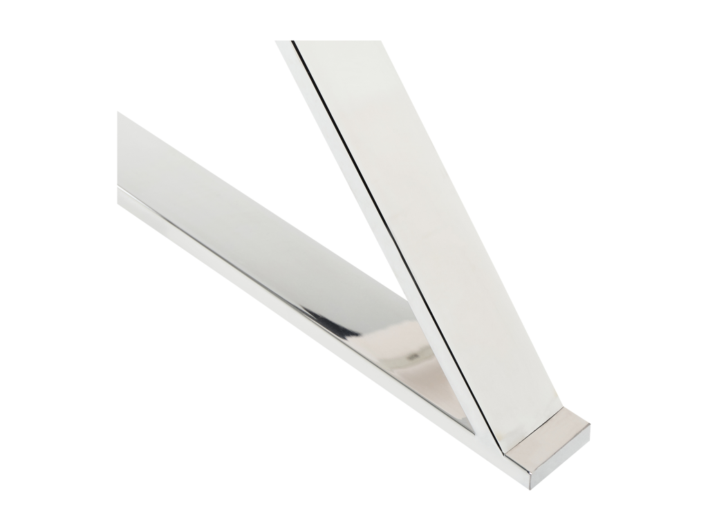 ATTICA Dining Table, White, 120 cm x 70 cm, Safety Glass, 84791WBJD