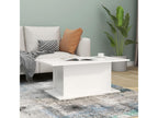 Coffee table, white, 102x55.5x40 cm, chipboard, 45968TVVM