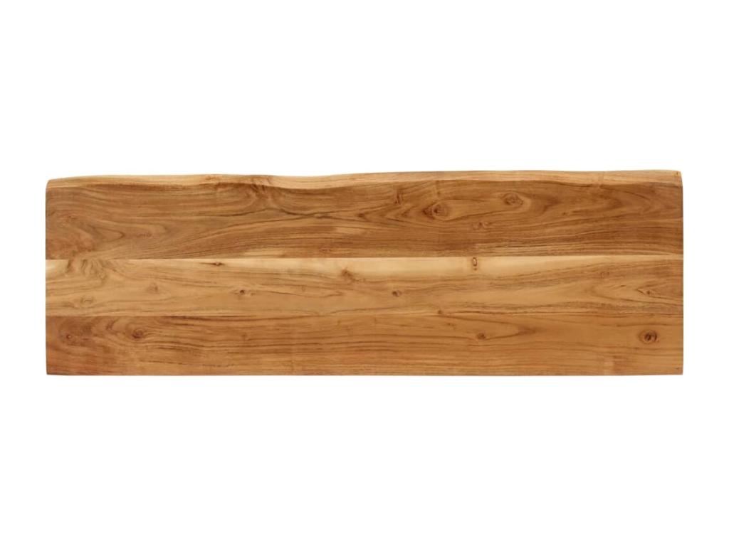 Bench with living edge, 105 cm, Sunmeub solid wood, 57894QKFA