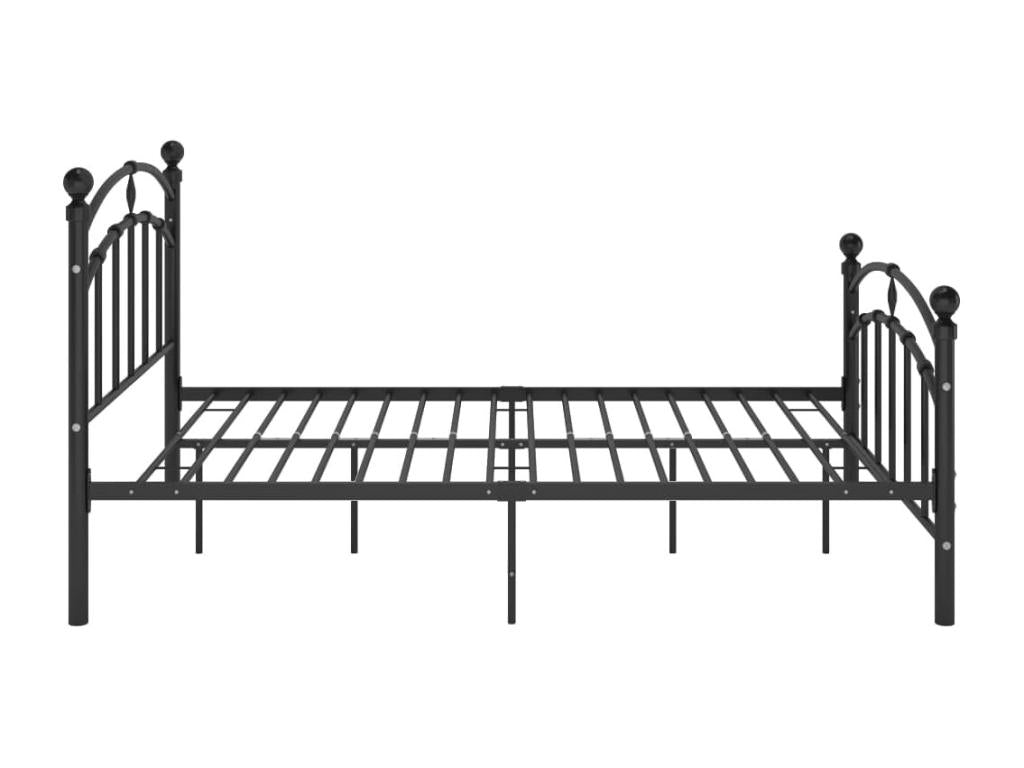 Black Metal Bed Frame 120x200 cm 40083VDYM