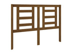 Honey brown headboard 126x4x100 cm Solid pine wood 57489ZHDD